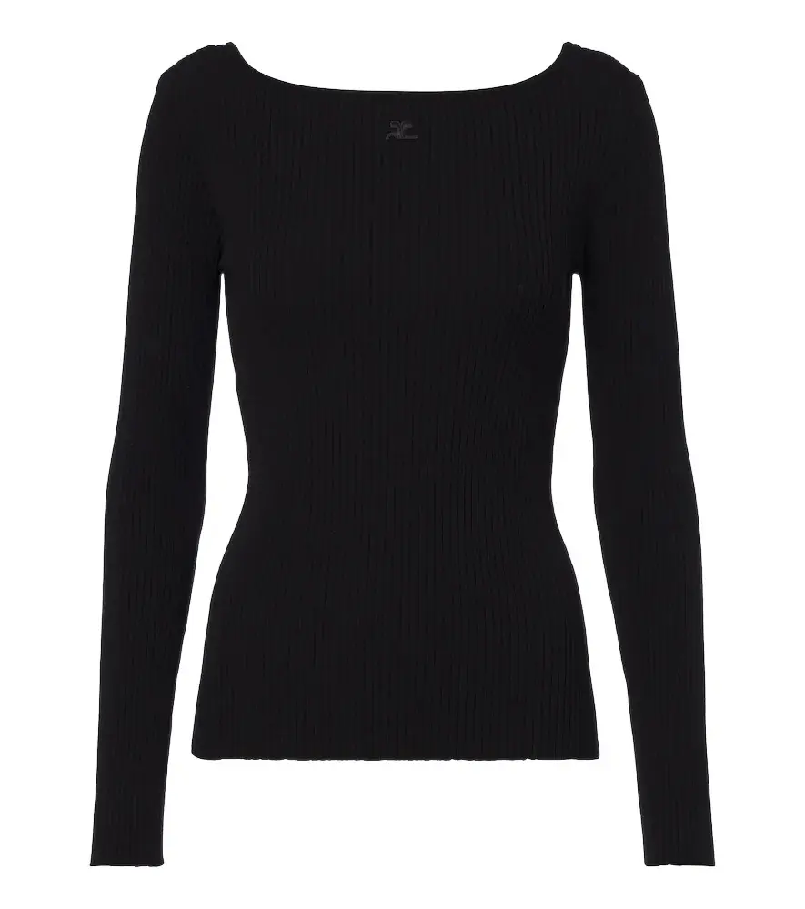 Courrèges Ribbed-knit sweater Courrèges Ribbed-knit sweater