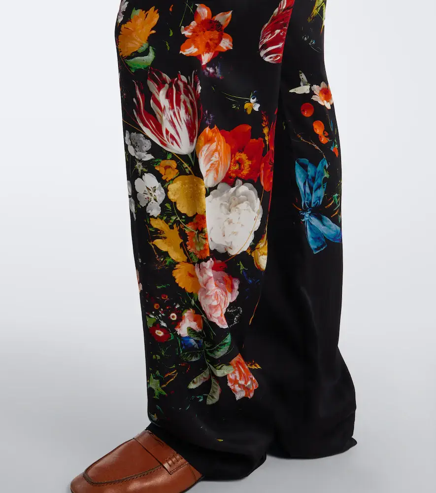 Dries Van Noten Floral straight pants | Thumbnail 2 Dries Van Noten Floral straight pants | Thumbnail 2