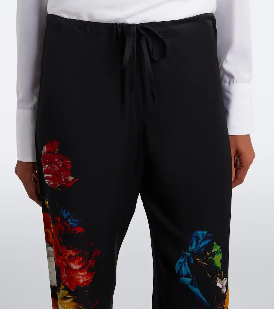 Dries Van Noten Floral straight pants | Thumbnail 3 Dries Van Noten Floral straight pants | Thumbnail 3