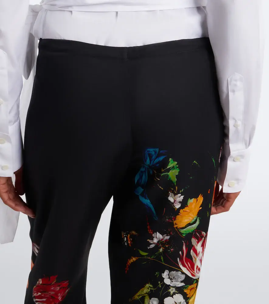 Dries Van Noten Floral straight pants | Thumbnail 4 Dries Van Noten Floral straight pants | Thumbnail 4