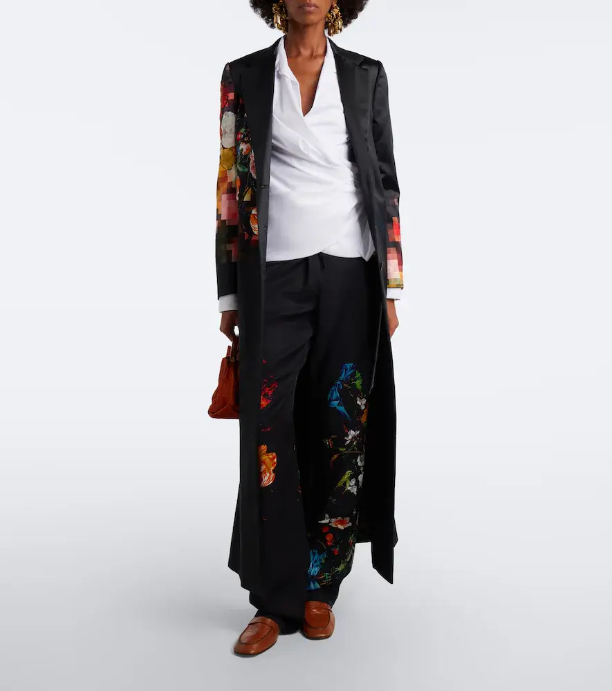 Dries Van Noten Floral straight pants | Thumbnail 5 Dries Van Noten Floral straight pants | Thumbnail 5