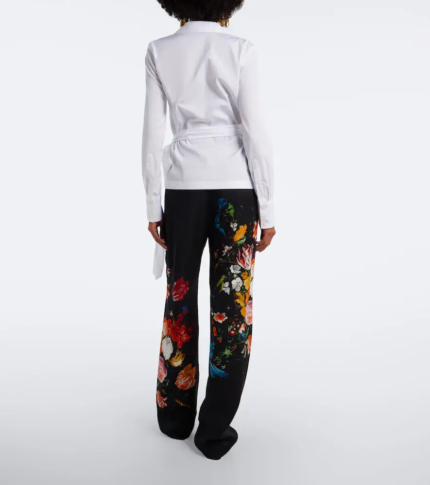 Dries Van Noten Floral straight pants | Thumbnail 6 Dries Van Noten Floral straight pants | Thumbnail 6