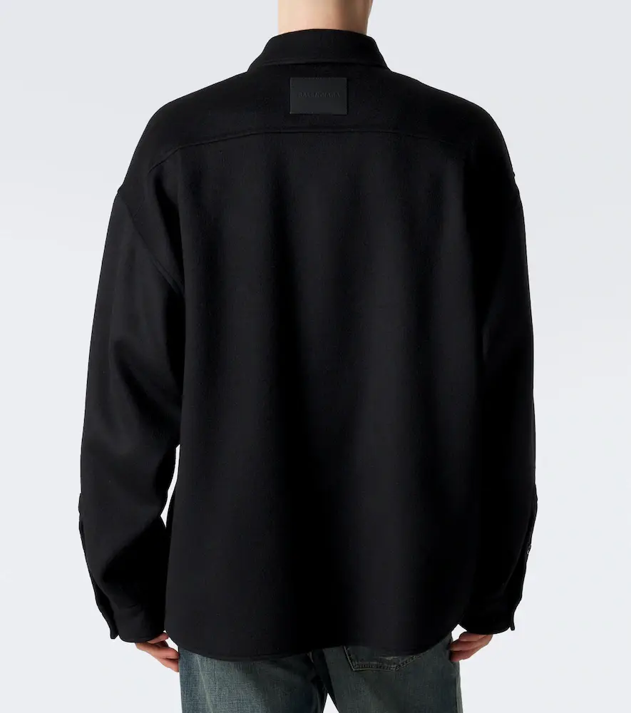 Balenciaga Wool overshirt | Thumbnail 4 Balenciaga Wool overshirt | Thumbnail 4