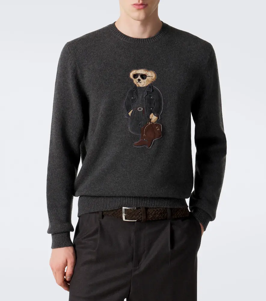 Ralph Lauren Purple Label Polo Bear embroidered sweater | Thumbnail 5 Ralph Lauren Purple Label Polo Bear embroidered sweater | Thumbnail 5