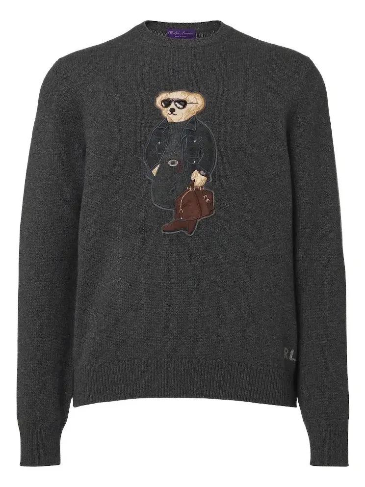 Polo Bear embroidered sweater