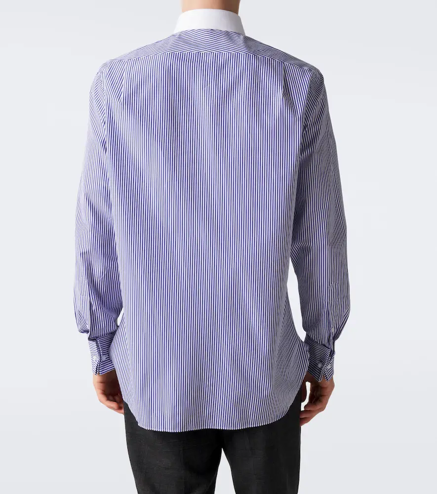 Ralph Lauren Purple Label Striped cotton poplin shirt | Thumbnail 5 Ralph Lauren Purple Label Striped cotton poplin shirt | Thumbnail 5