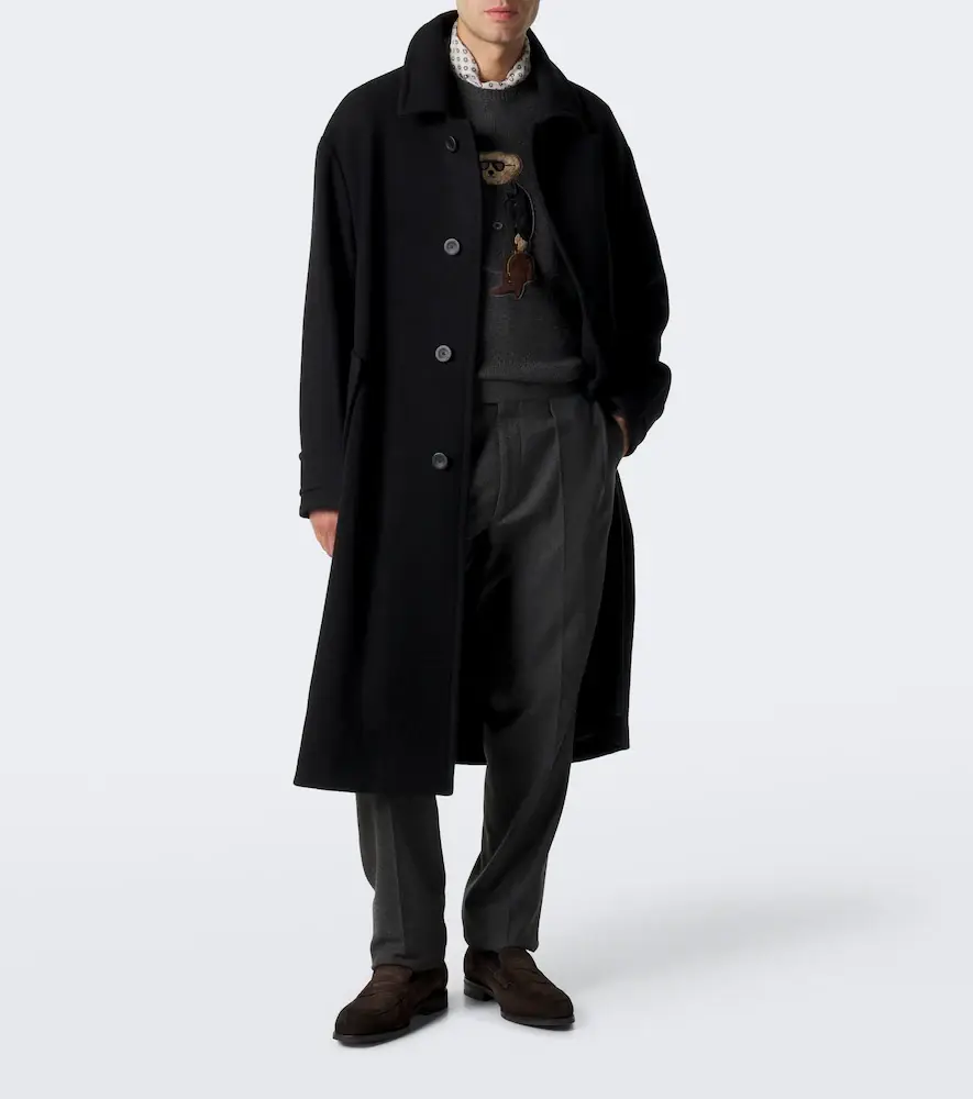 Ralph Lauren Purple Label Gregory pleated wool straight pants | Thumbnail 4 Ralph Lauren Purple Label Gregory pleated wool straight pants | Thumbnail 4