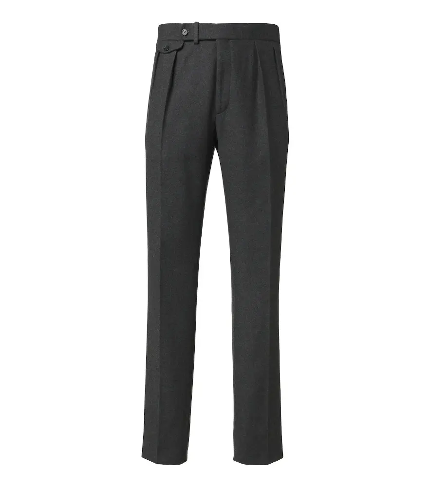 Ralph Lauren Purple Label Gregory pleated wool straight pants