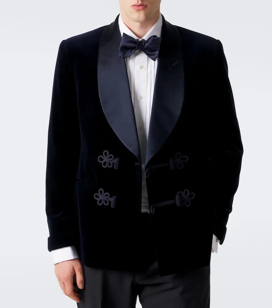 Ralph Lauren Purple Label Double-breasted cotton velvet tuxedo jacket | Thumbnail 3 Ralph Lauren Purple Label Double-breasted cotton velvet tuxedo jacket | Thumbnail 3