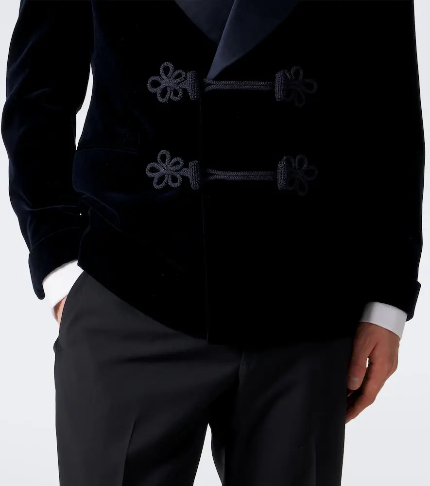Ralph Lauren Purple Label Double-breasted cotton velvet tuxedo jacket | Thumbnail 4 Ralph Lauren Purple Label Double-breasted cotton velvet tuxedo jacket | Thumbnail 4