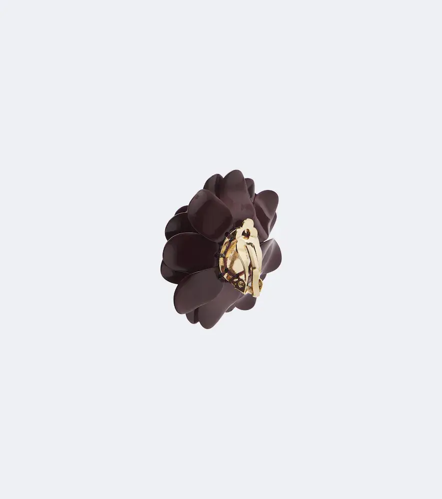 Victoria Beckham Bunched Petal clip-on earrings | Thumbnail 3 Victoria Beckham Bunched Petal clip-on earrings | Thumbnail 3