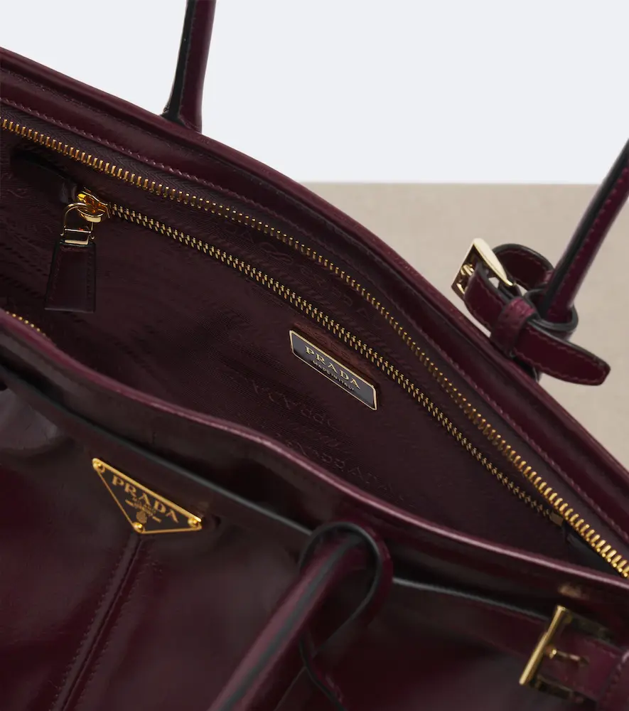 Prada Bonnie Large leather shoulder bag | Thumbnail 3