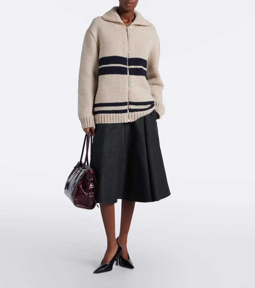 Prada Bonnie Large leather shoulder bag | Thumbnail 7
