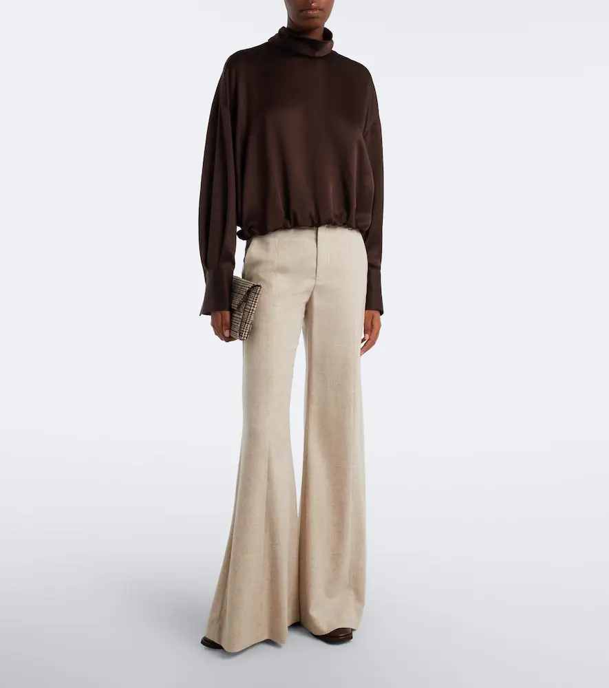 Brunello Cucinelli Silk satin top | Thumbnail 2 Brunello Cucinelli Silk satin top | Thumbnail 2