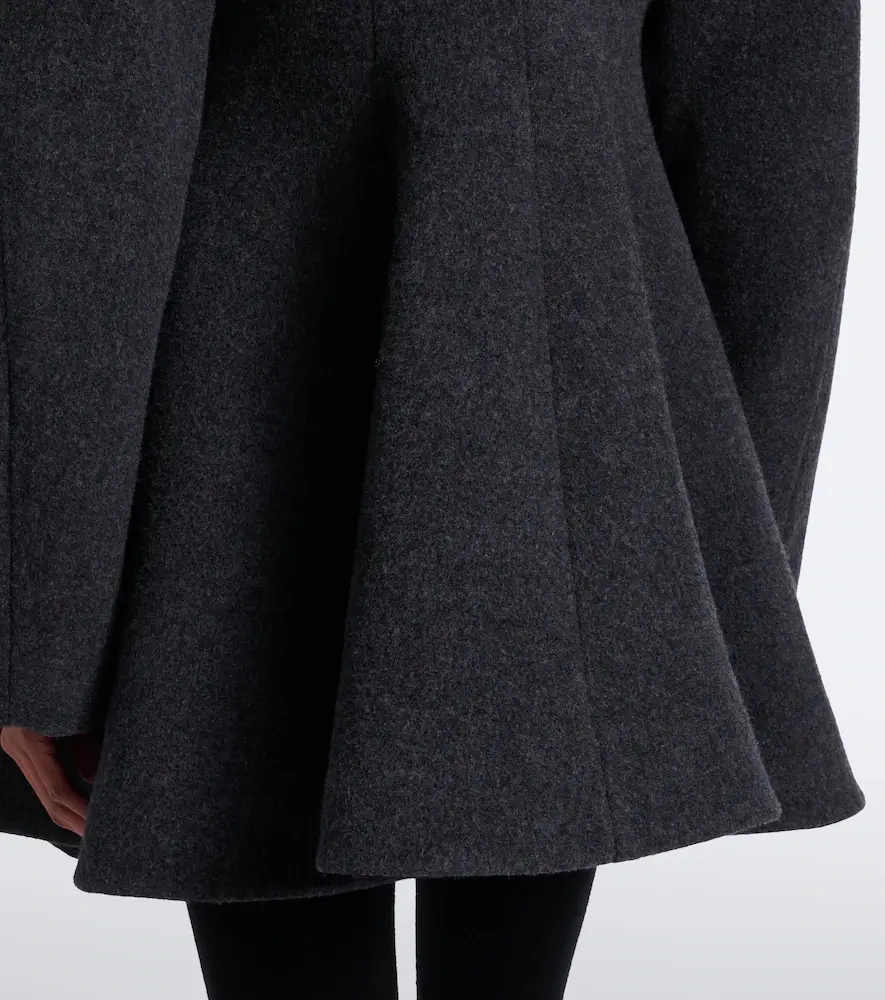 Bottega Veneta Pleated wool-blend coat | Thumbnail 5 Bottega Veneta Pleated wool-blend coat | Thumbnail 5