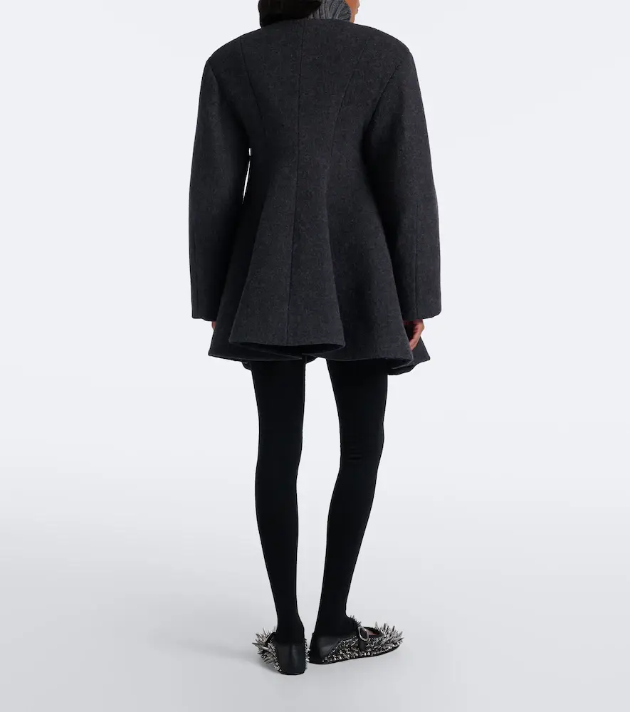 Bottega Veneta Pleated wool-blend coat | Thumbnail 6 Bottega Veneta Pleated wool-blend coat | Thumbnail 6