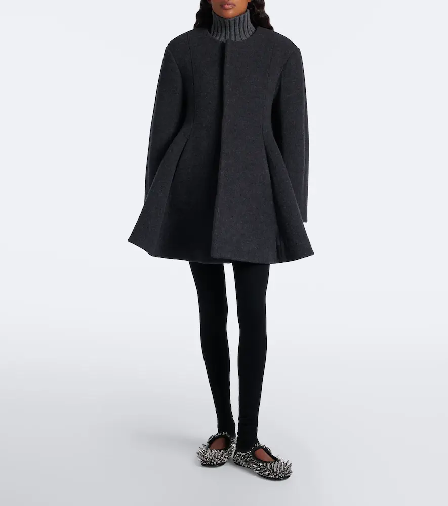 Bottega Veneta Pleated wool-blend coat | Thumbnail 7 Bottega Veneta Pleated wool-blend coat | Thumbnail 7