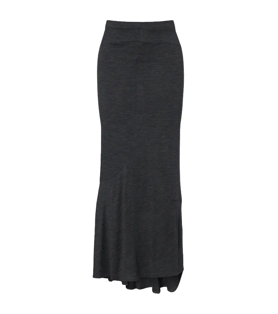 Wool jersey maxi skirt Wool jersey maxi skirt