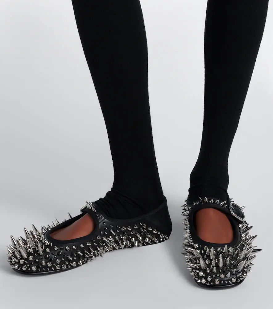 Bottega Veneta Veneziana spiked leather Mary Jane flats | Thumbnail 6 Bottega Veneta Veneziana spiked leather Mary Jane flats | Thumbnail 6