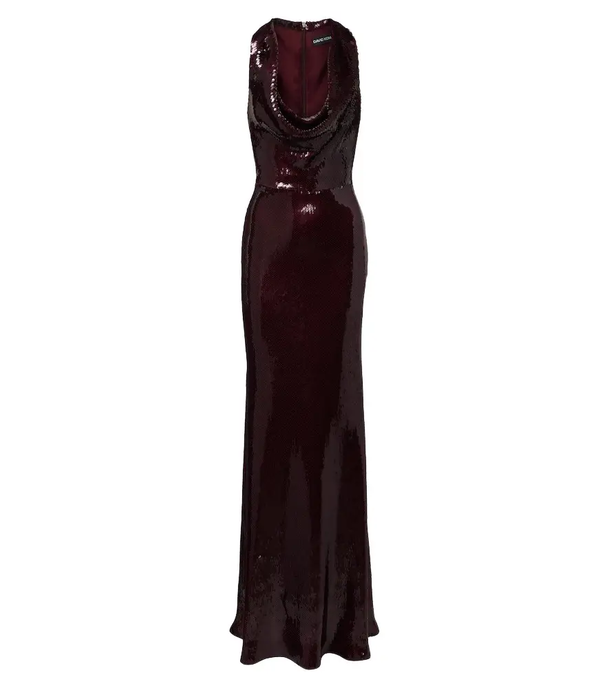 David Koma Sequined gown