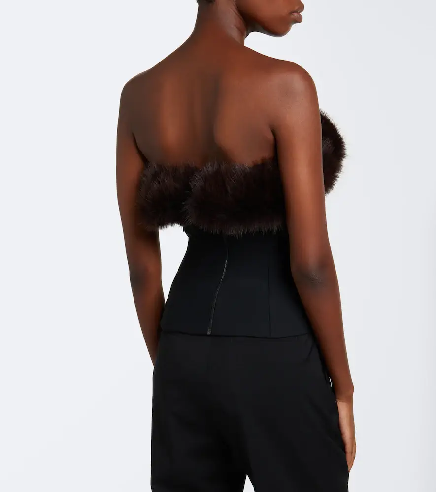 David Koma Wool-blend corset top | Thumbnail 5 David Koma Wool-blend corset top | Thumbnail 5