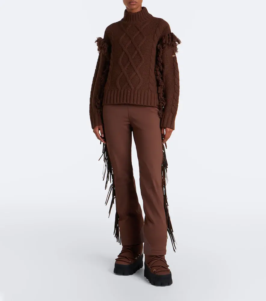 Goldbergh Brit cable-knit fringed wool sweater | Thumbnail 2 Goldbergh Brit cable-knit fringed wool sweater | Thumbnail 2