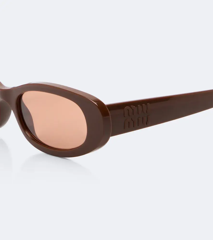 Miu Miu Signature oval sunglasses | Thumbnail 2 Miu Miu Signature oval sunglasses | Thumbnail 2