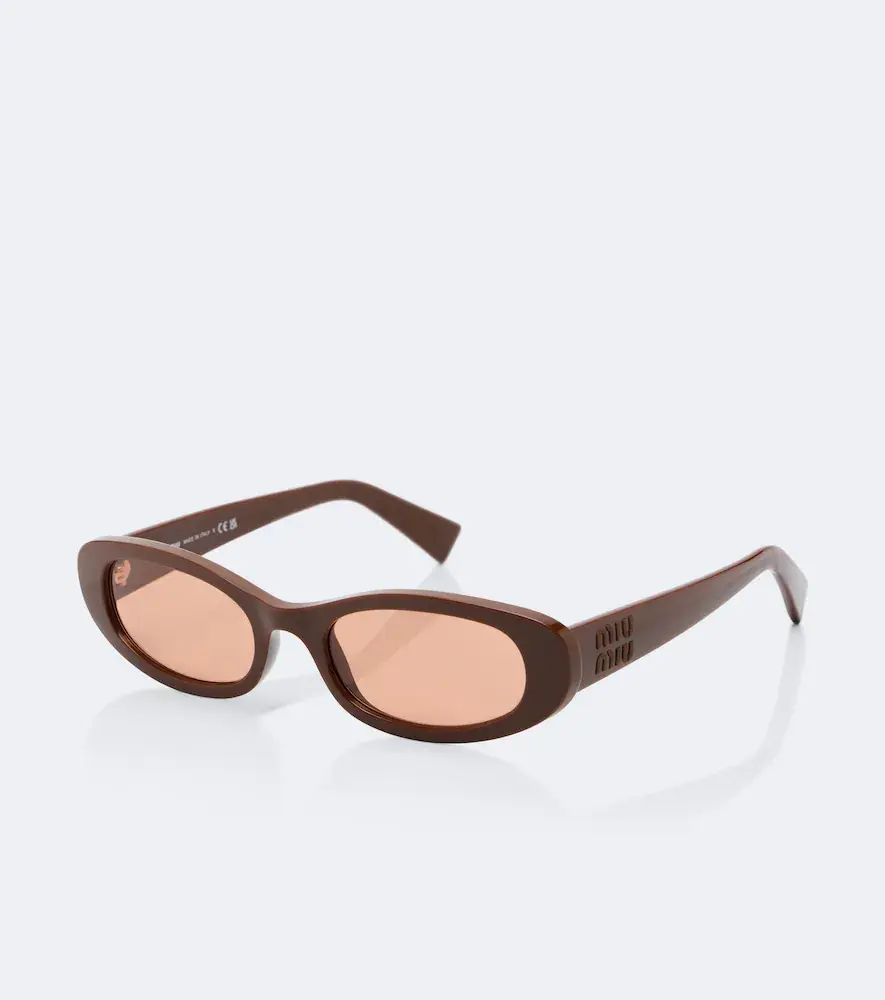 Miu Miu Signature oval sunglasses | Thumbnail 3 Miu Miu Signature oval sunglasses | Thumbnail 3