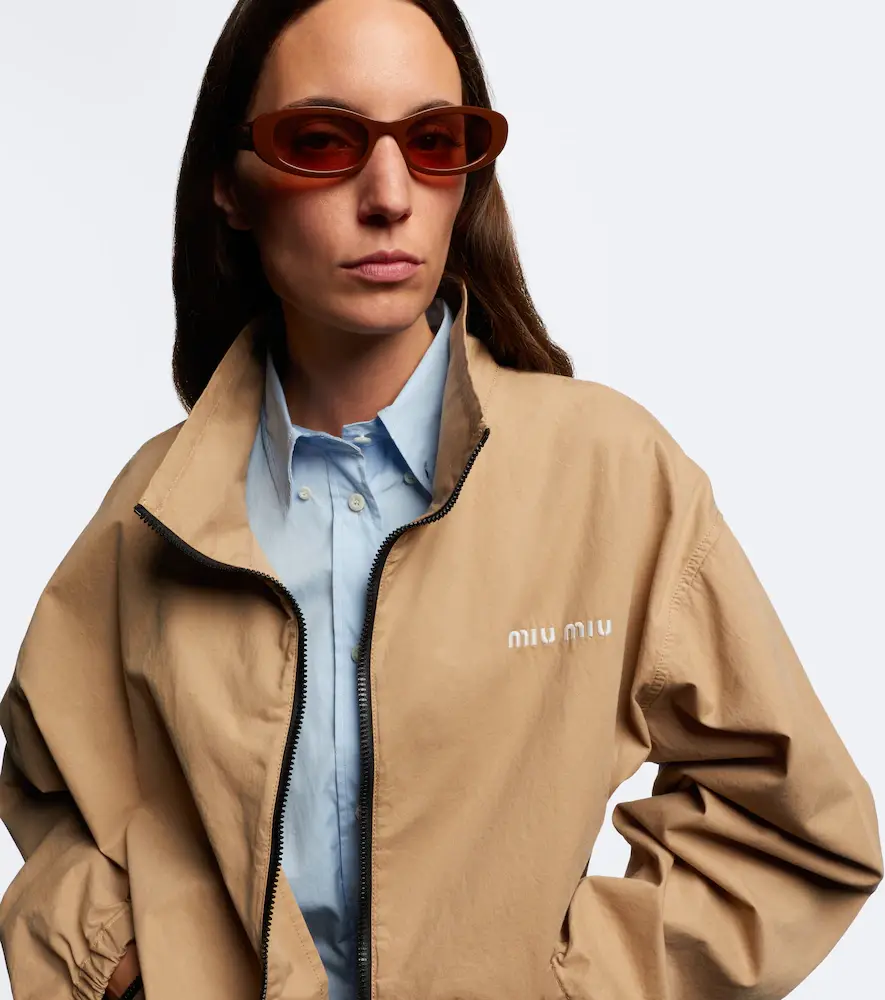 Miu Miu Signature oval sunglasses | Thumbnail 4 Miu Miu Signature oval sunglasses | Thumbnail 4