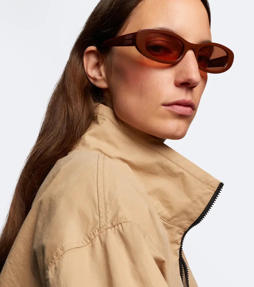 Miu Miu Signature oval sunglasses | Thumbnail 5 Miu Miu Signature oval sunglasses | Thumbnail 5