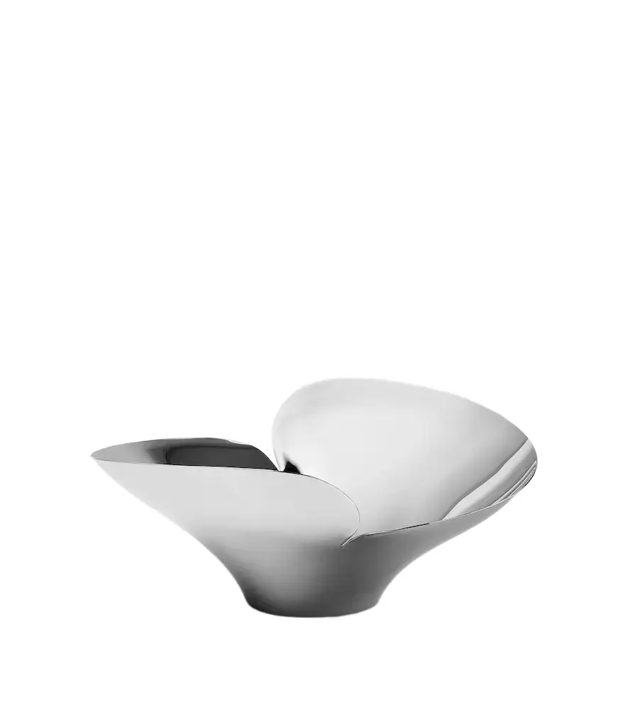 Bloom stainless steel bowl by Helle Damkjær