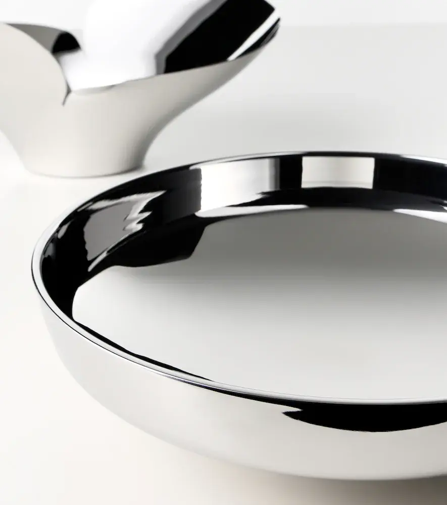 Georg Jensen Koppel stainless steel serving bowl by Henning Koppel | Thumbnail 3 Georg Jensen Koppel stainless steel serving bowl by Henning Koppel | Thumbnail 3