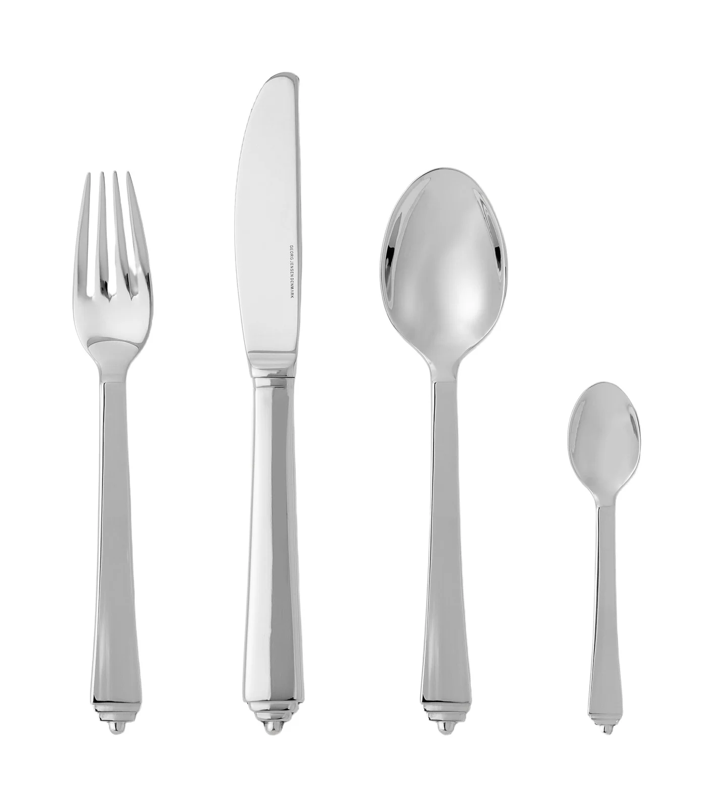 Georg Jensen Pyramid stainless steel 16-piece cutlery set