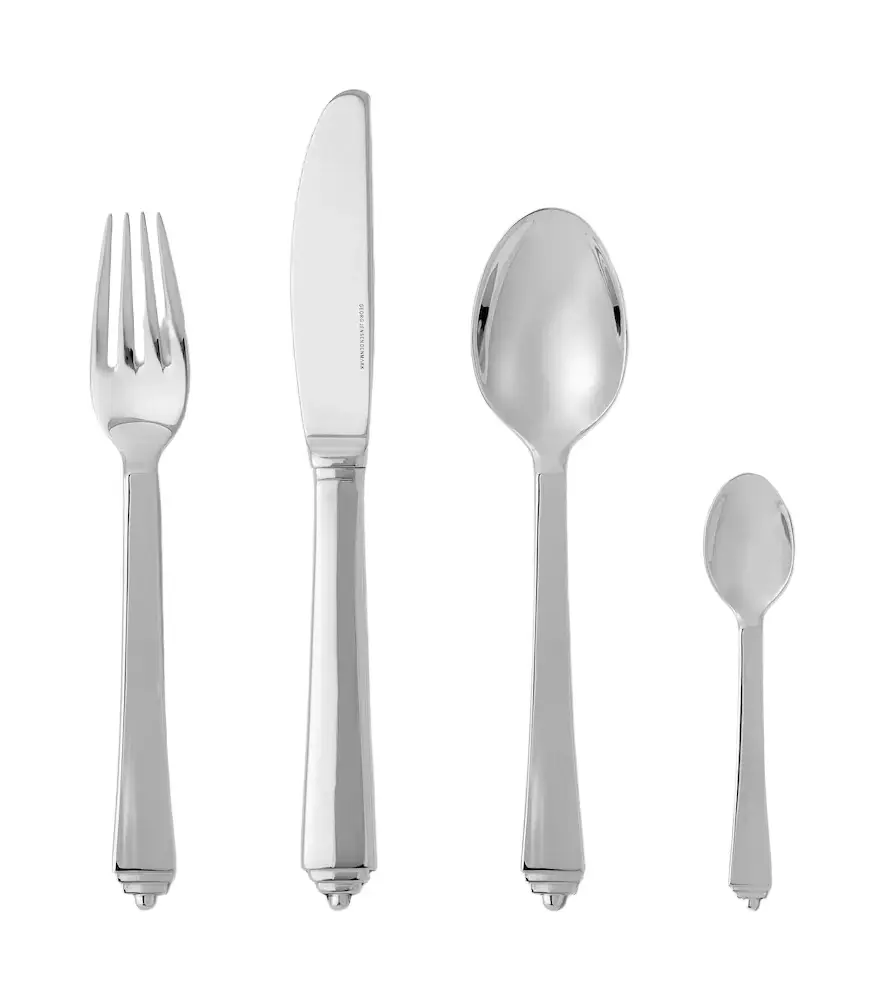 Georg Jensen Pyramid stainless steel 16-piece cutlery set