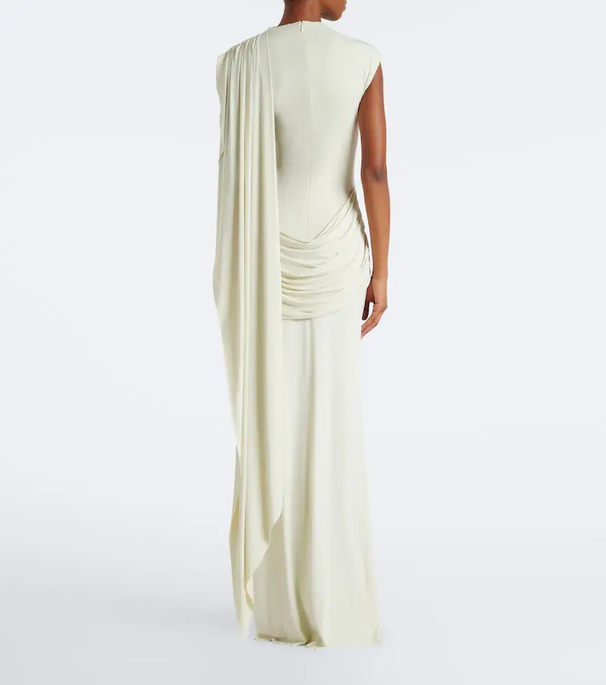 DE LA VALI Draped jersey gown | Thumbnail 6 DE LA VALI Draped jersey gown | Thumbnail 6