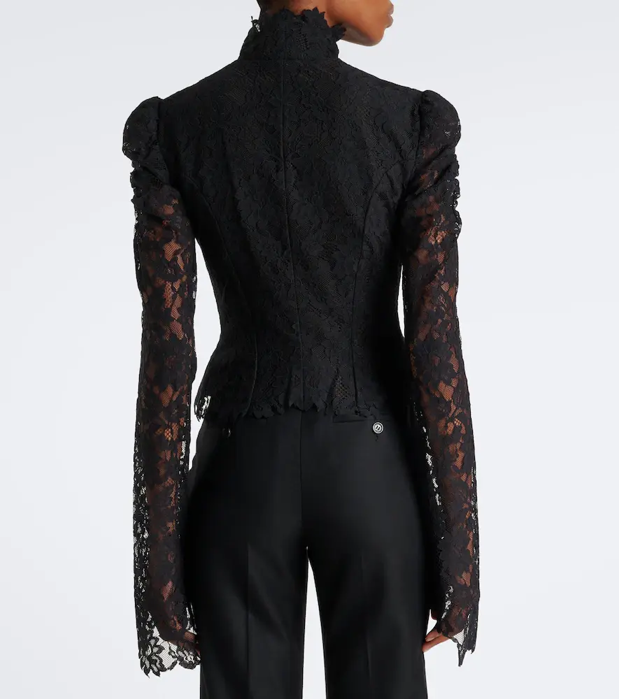DE LA VALI Vitalis lace cotton-blend corset top | Thumbnail 3 DE LA VALI Vitalis lace cotton-blend corset top | Thumbnail 3