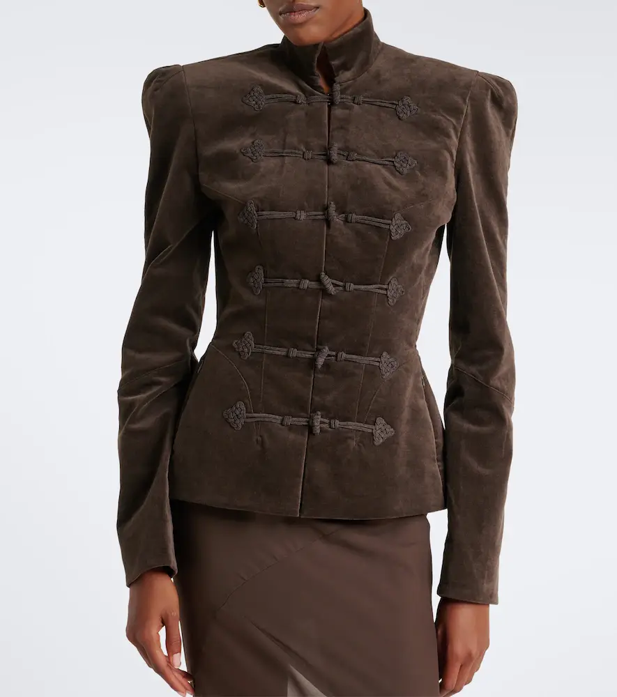 DE LA VALI Vega cotton velvet jacket | Thumbnail 2 DE LA VALI Vega cotton velvet jacket | Thumbnail 2
