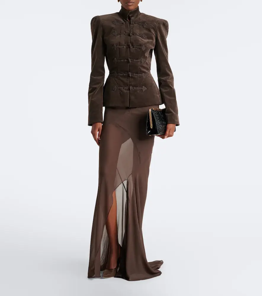 DE LA VALI Vega cotton velvet jacket | Thumbnail 4 DE LA VALI Vega cotton velvet jacket | Thumbnail 4
