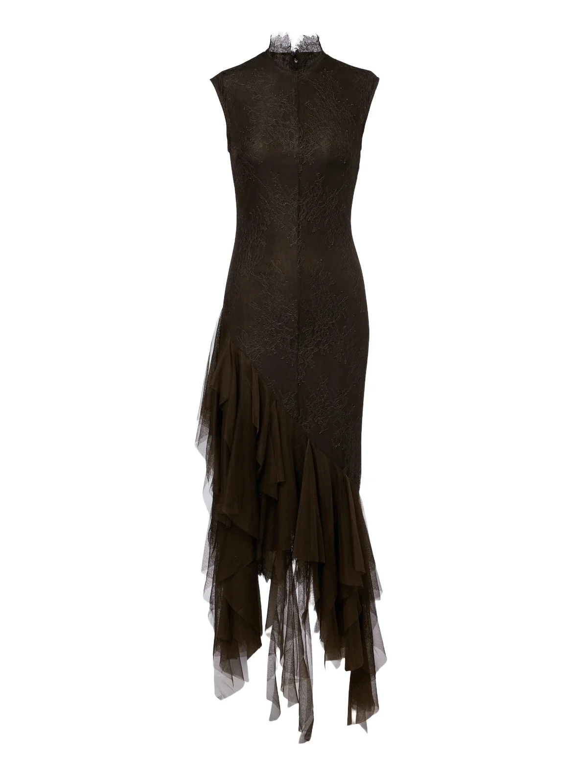Morwen tulle-trimmed lace cocktail dress Morwen tulle-trimmed lace cocktail dress