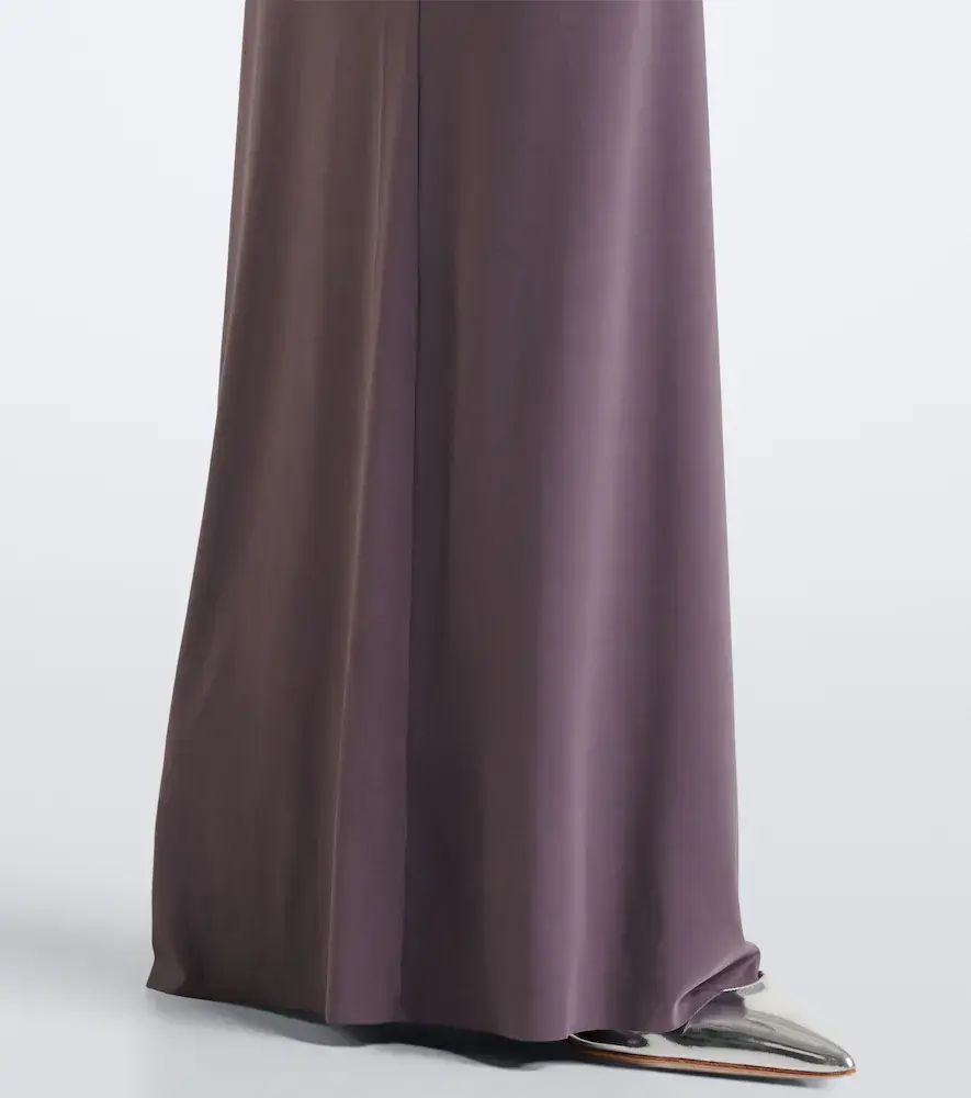 DE LA VALI Jade cutout asymmetric jersey gown | Thumbnail 4