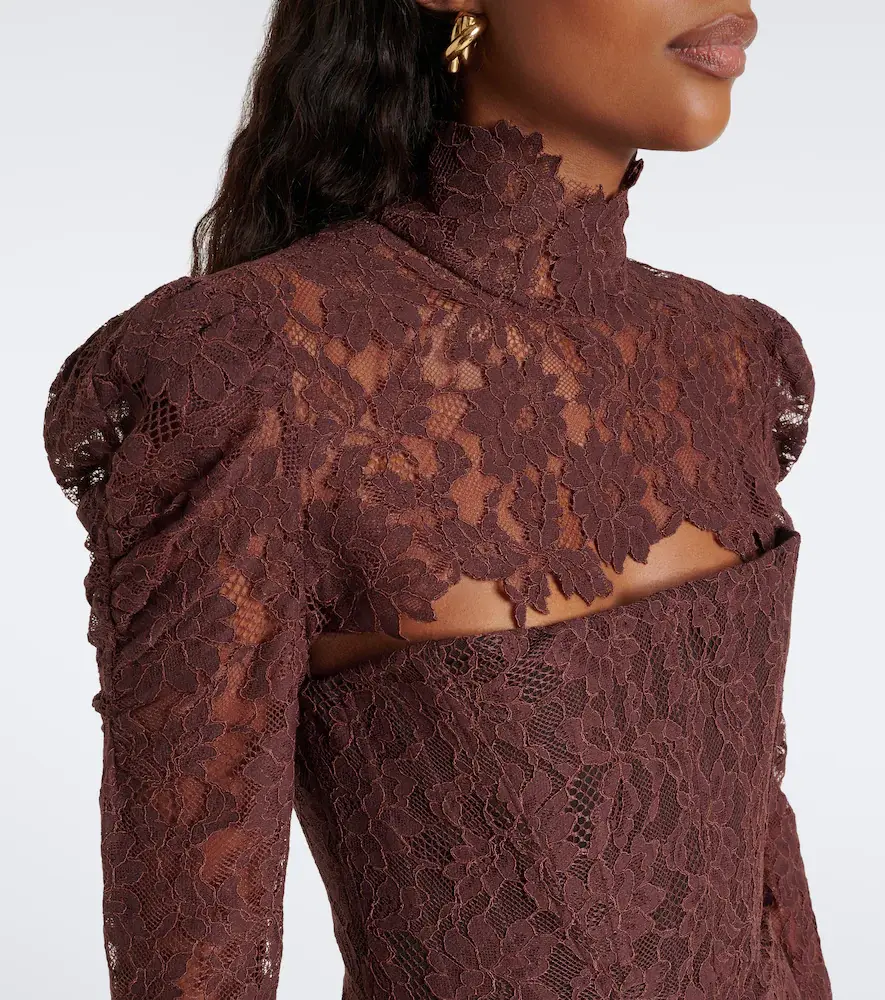 DE LA VALI Viresco lace cotton-blend corset dress | Thumbnail 2 DE LA VALI Viresco lace cotton-blend corset dress | Thumbnail 2