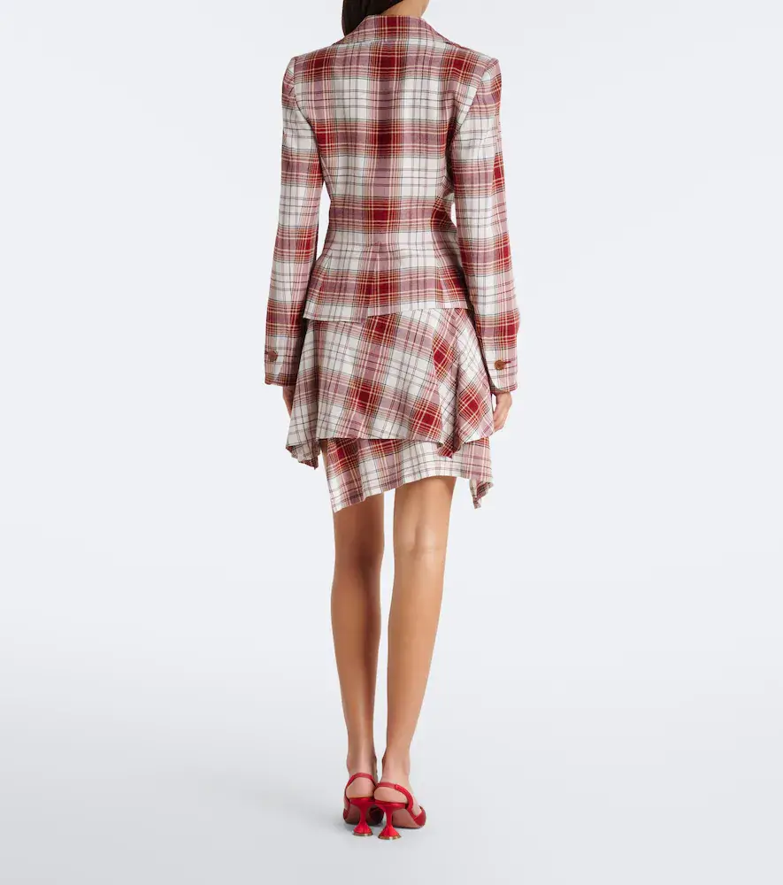 Vivienne Westwood Marta tartan crêpe miniskirt | Thumbnail 4 Vivienne Westwood Marta tartan crêpe miniskirt | Thumbnail 4