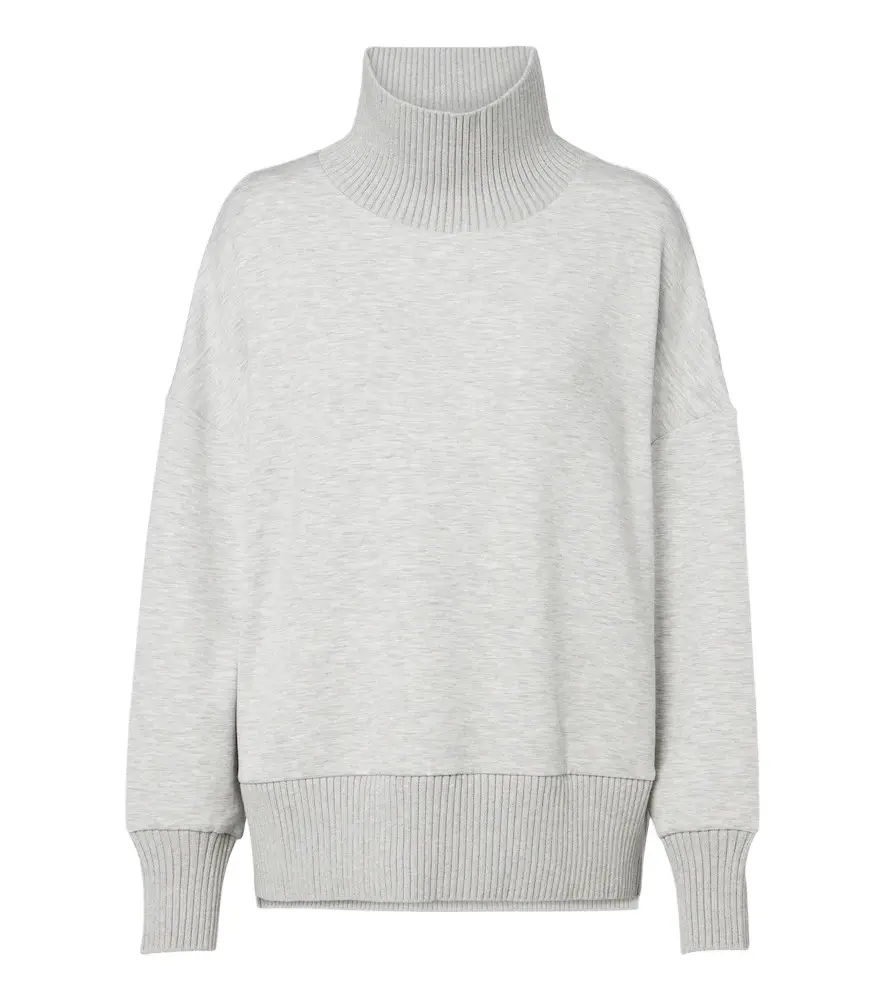 Varley Barker oversized jersey turtleneck sweater