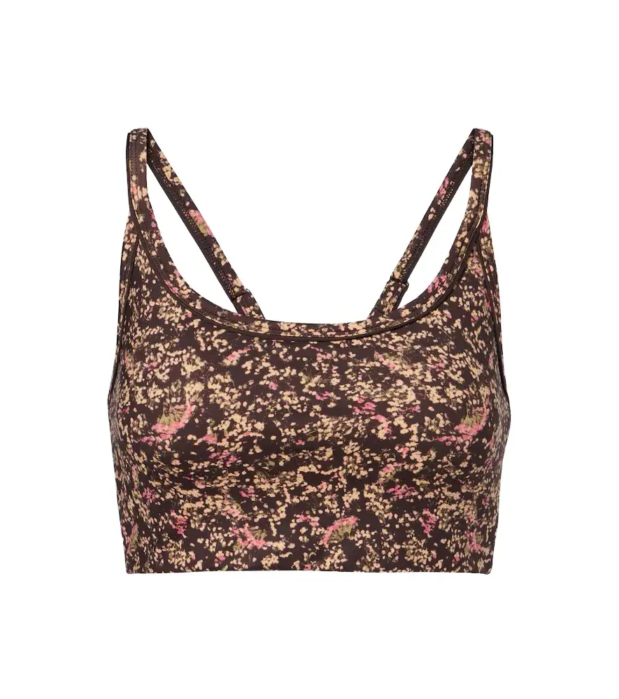 Varley Selma printed sports bra