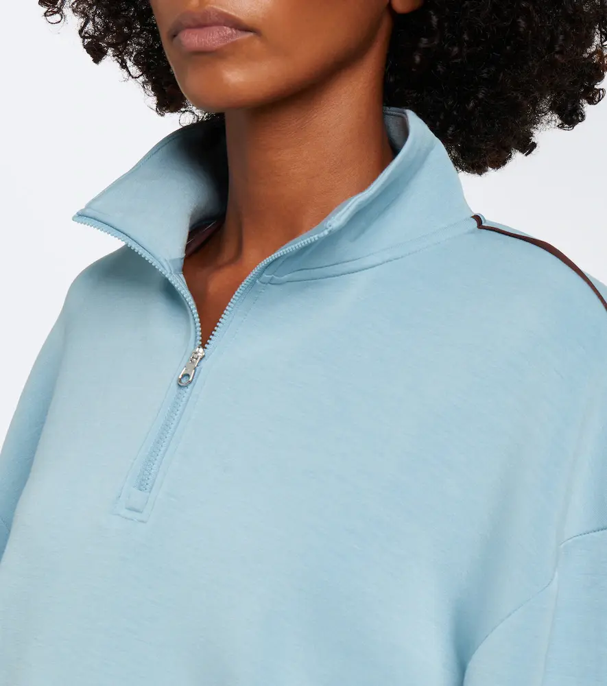 Varley Sian jersey half-zip sweatshirt | Thumbnail 7