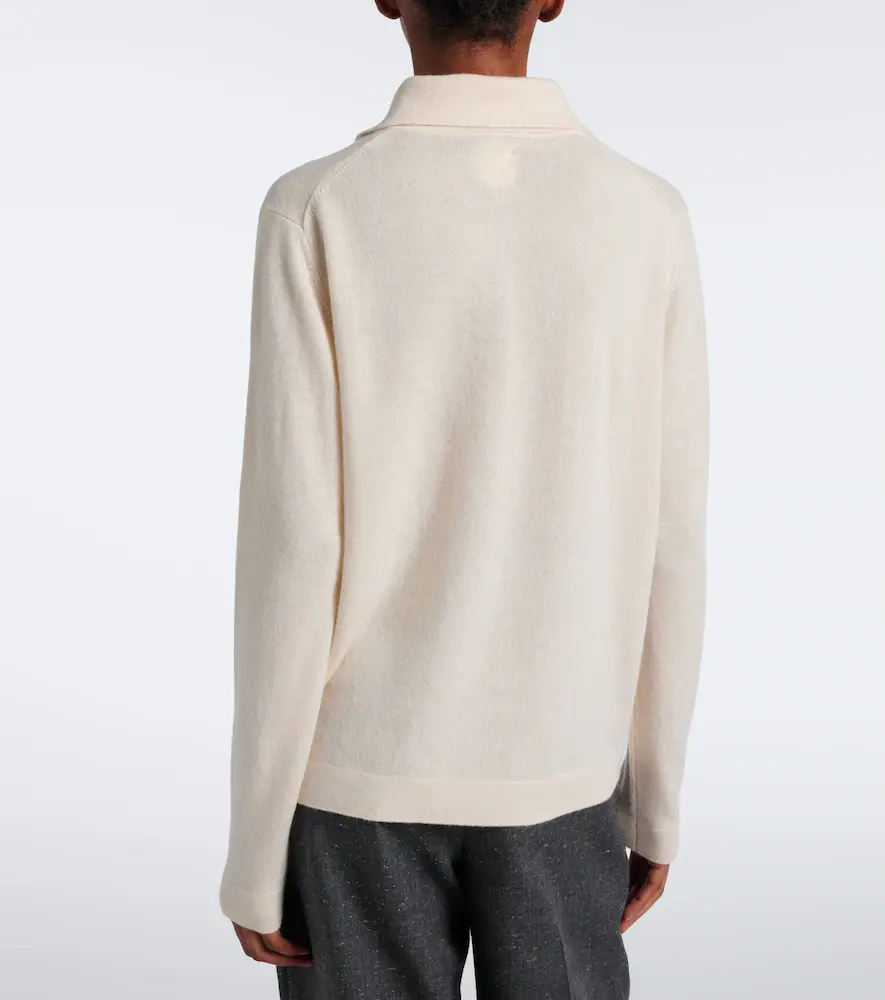 Jardin des Orangers Wool and cashmere polo sweater | Thumbnail 4