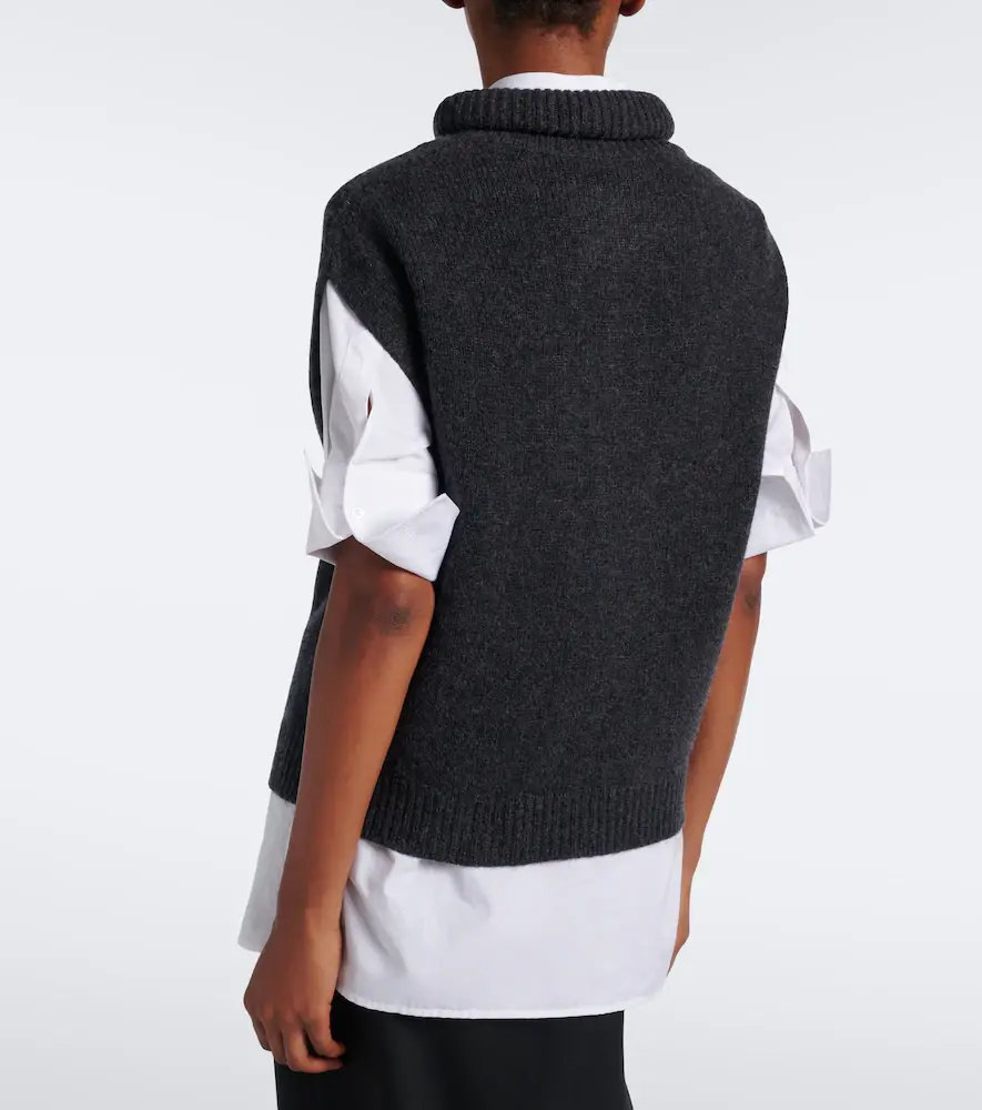 Jardin des Orangers Wool and cashmere turtleneck sweater vest | Thumbnail 3 Jardin des Orangers Wool and cashmere turtleneck sweater vest | Thumbnail 3