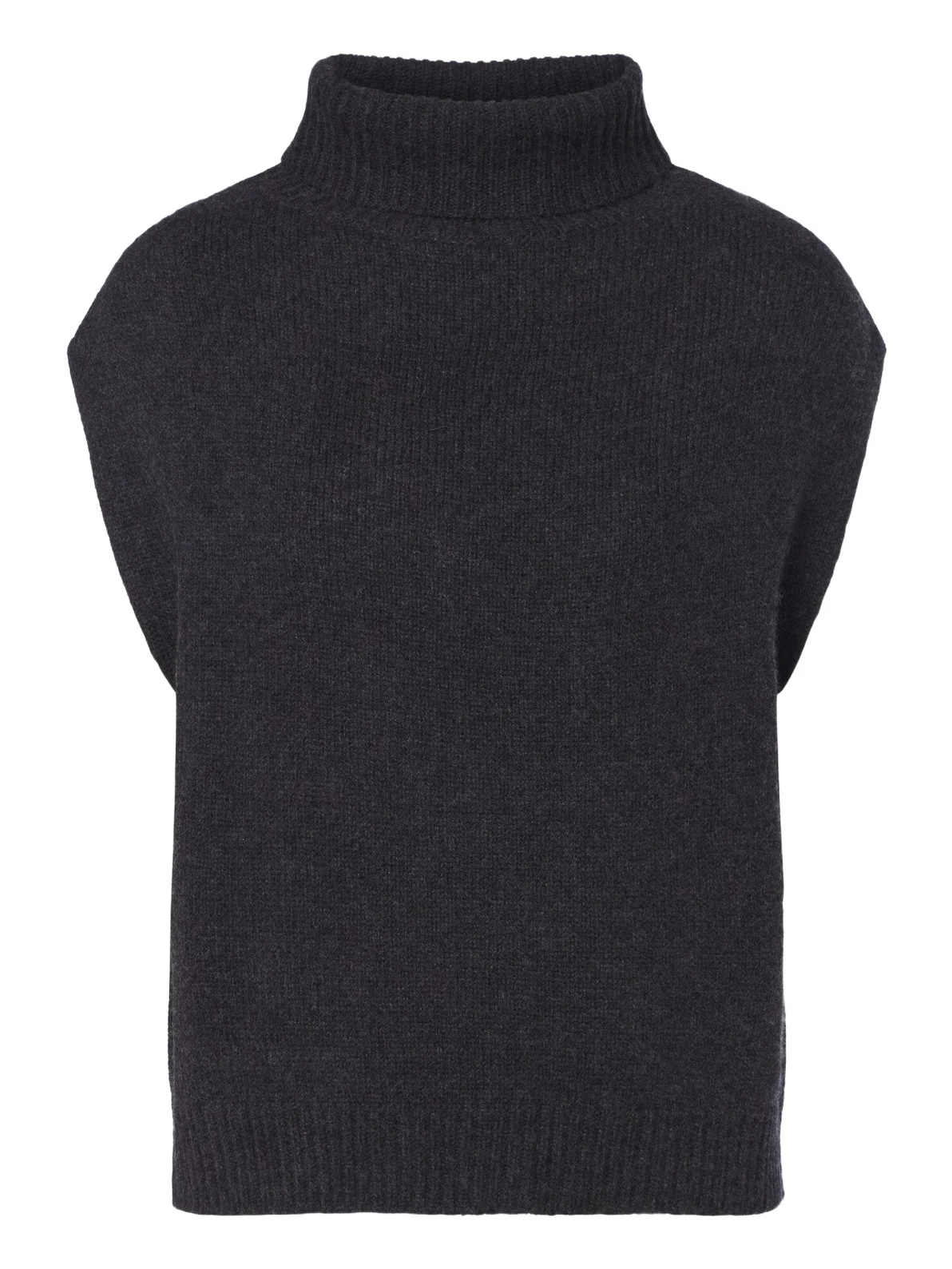 Wool and cashmere turtleneck sweater vest Wool and cashmere turtleneck sweater vest