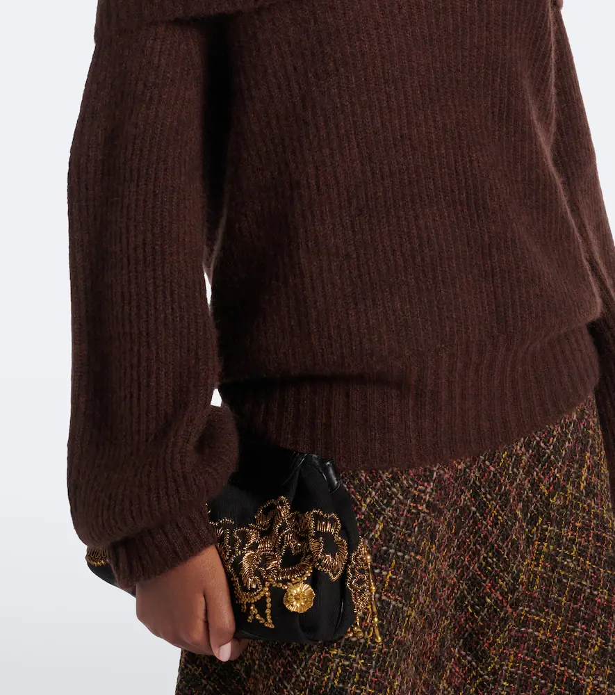 Jardin des Orangers Off-shoulder cashmere and silk sweater | Thumbnail 5 Jardin des Orangers Off-shoulder cashmere and silk sweater | Thumbnail 5