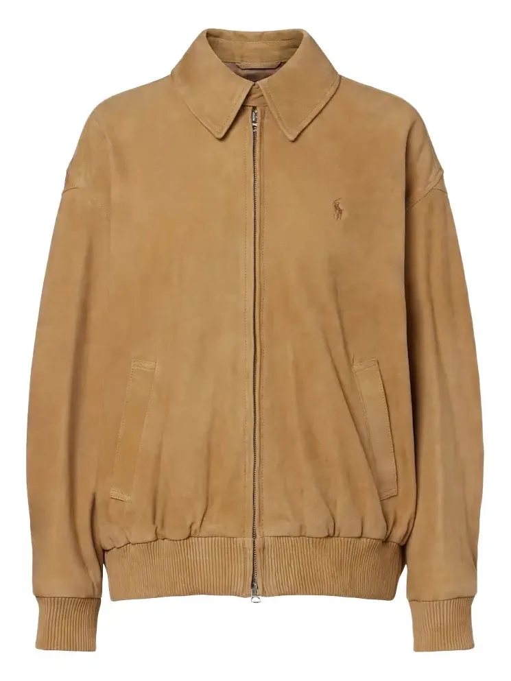 Suede blouson jacket Suede blouson jacket